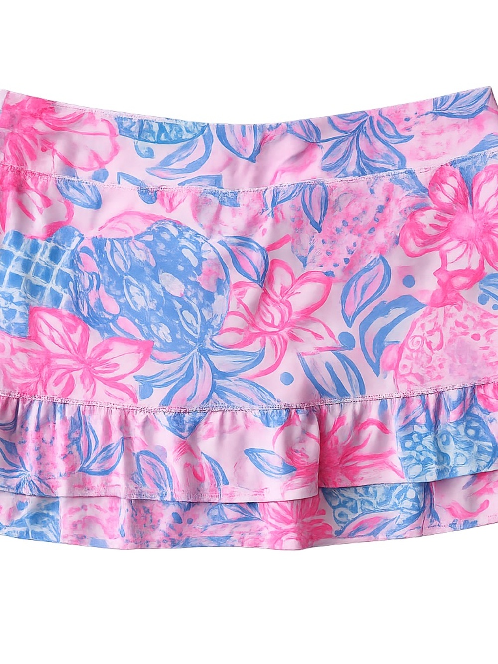 🌴🐢 Lilly Pulitzer Luxletic Fern Skort – “Snappy Turtle” Print Size Medium - Picture 3 of 4